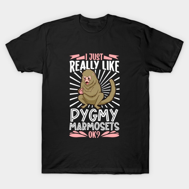 I just really love Pygmy Marmosets T-Shirt by Modern Medieval Design